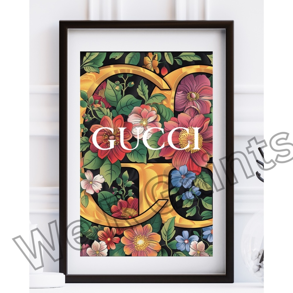 Theme Floral Print 11x17 Trendy Art Wall Decor